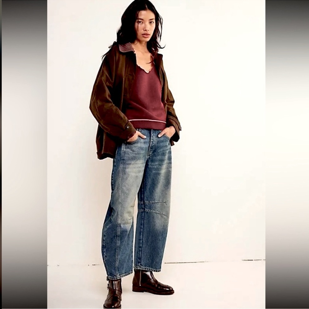 WE THE FREE VALENTINE OVERSIZED SLOUCHY BAGGY PULLOVER CASUAL SWEATER NWOT - Picture 5 of 12